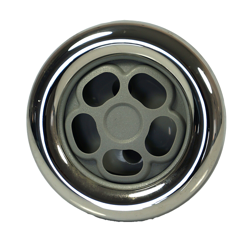 Rotationsdüse, Ø 128mm. Material: Metall, grauer Kunststoff Rotationsdüse, Ø 128mm. Material: Metall, grauer Kunststoff